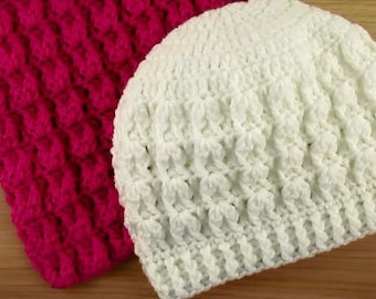 Crochet pattern/Hat and Scarf set women's beanie US terms PDF digital