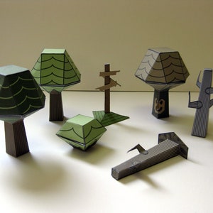 D&D Treeprops paper toys