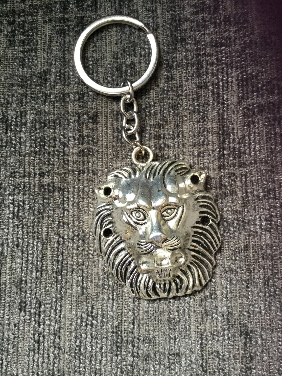 Keychain porteclés Lions Head Etsy