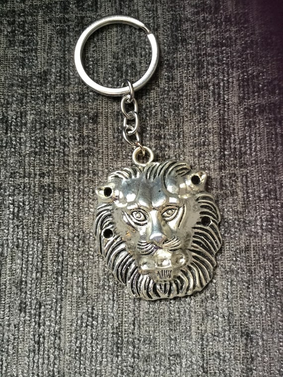 Keychain porteclés Lions Head Etsy