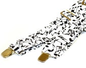 Men's suspenders - Jazz in Paris - men's braces - men's straps - clip suspenders - large suspenders - dandy - retro - vintage - wedding 