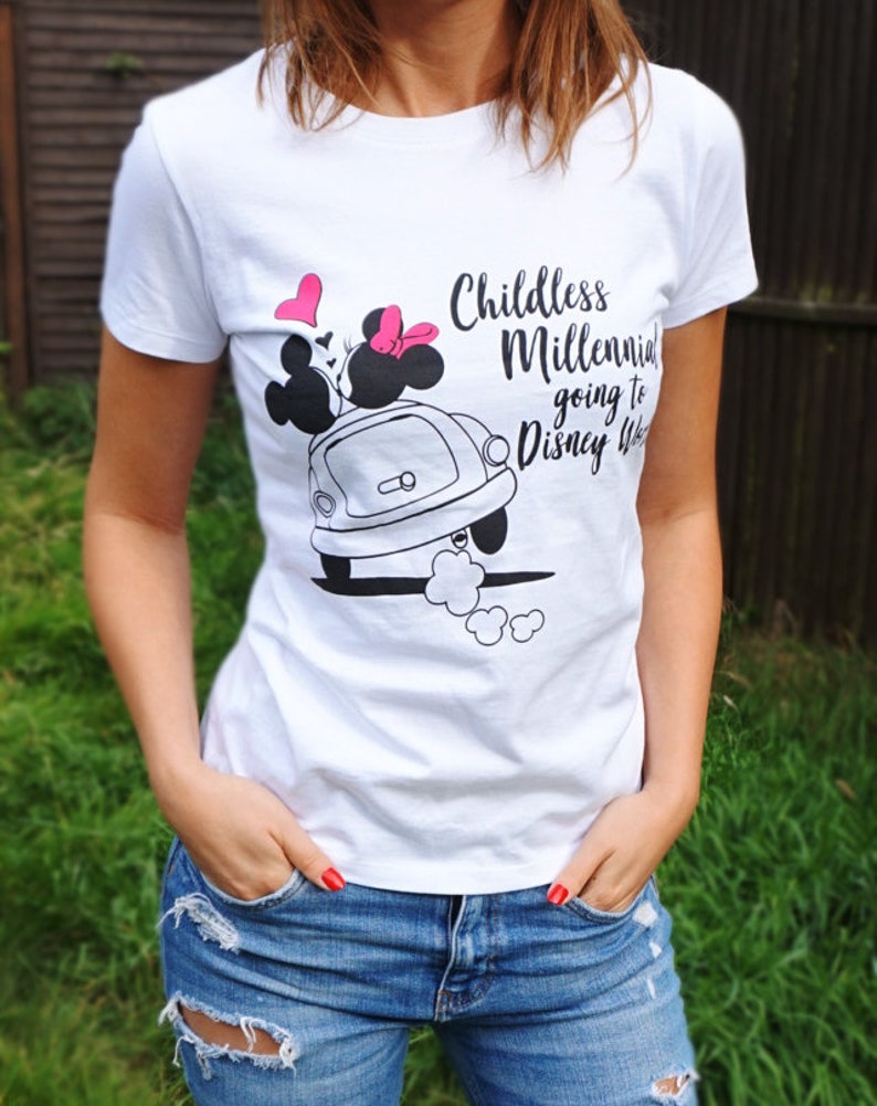 Childless Millennial Disney Shirt Disney Matching T-Shirts | Etsy