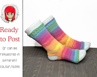 summery colours, soft yoga socks, vegan socks, ready to post