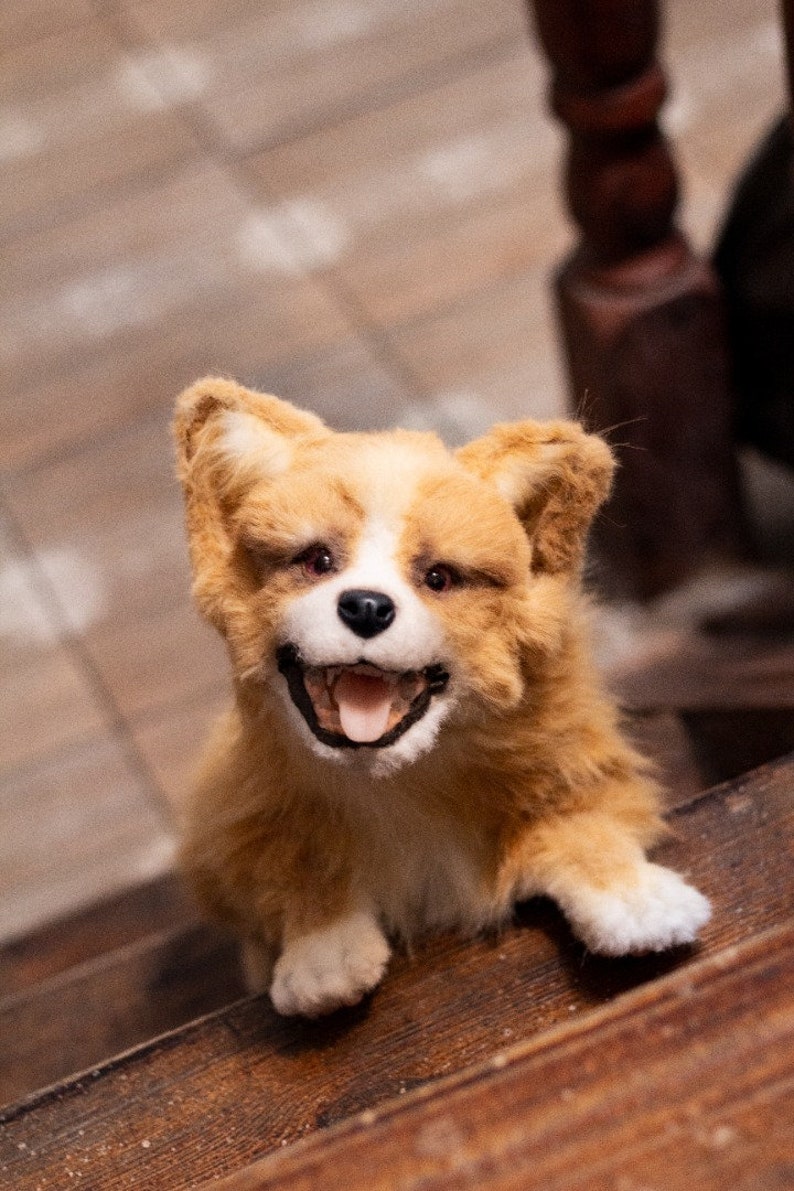 Realistic Toy. Cute Puppy. Pembroke Welsh Plush Etsy