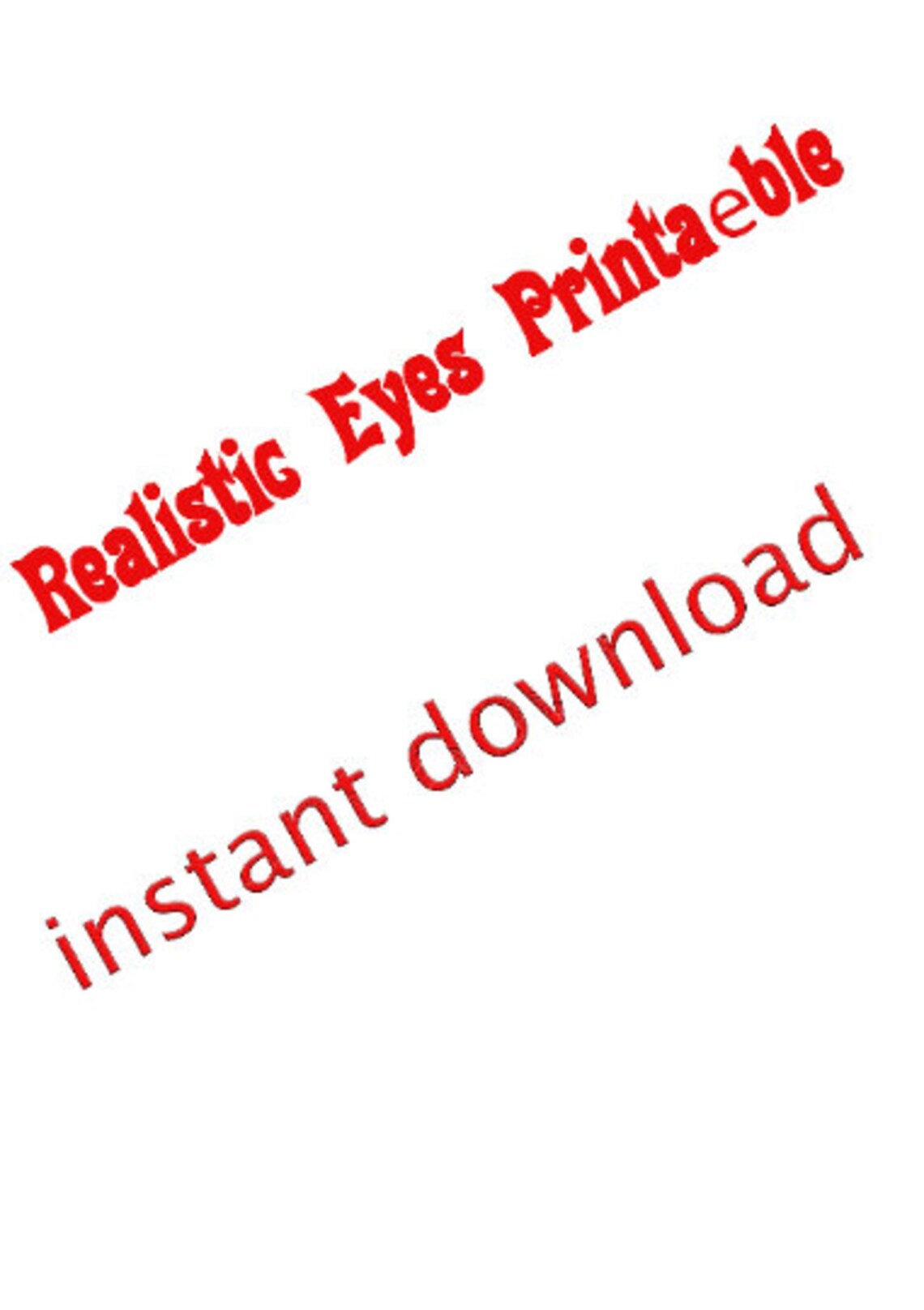 Blue Doll Eyes Digital Collage Sheets Printable Pupils Irides - Etsy