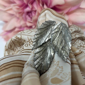 Pewter Vintage Scarf Clip. Vintage Scarf Clip.
