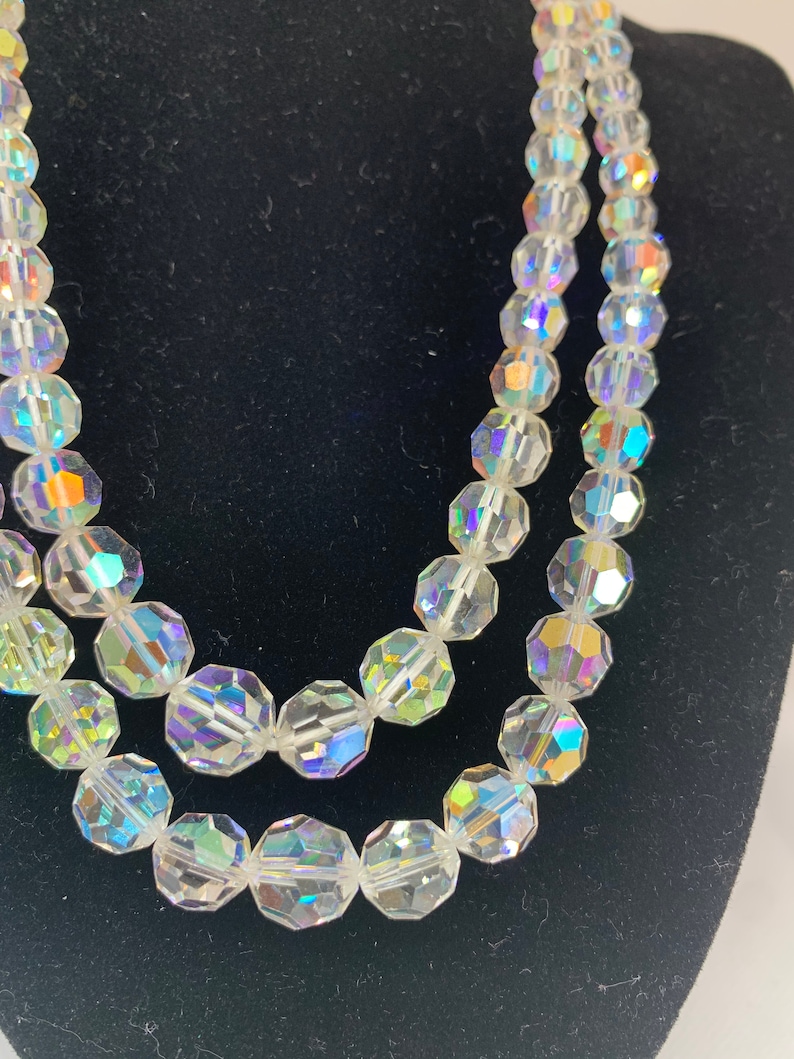 Crystal Beads. Aurora Borealis Glass Beads. Etsy