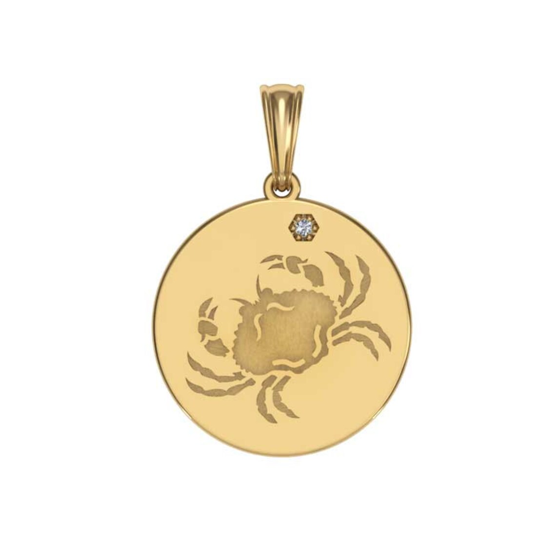 Cancer Necklace Zodiac Jewelry Zodiac Necklace Gold Etsy