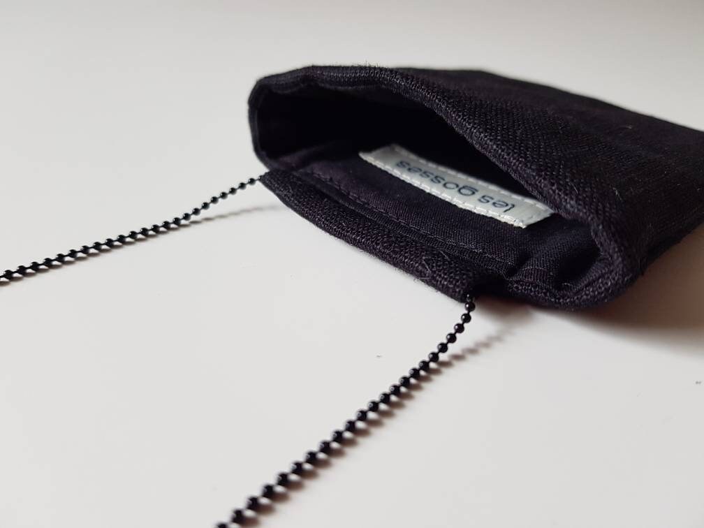 Unique unisex handmade necklace pouch Etsy