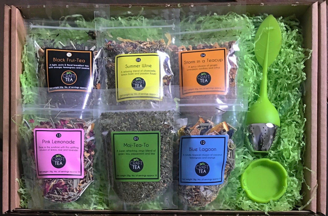 Craft Tea Starter Box Tea Sample Box Tea Gift Gift for Tea Etsy UK