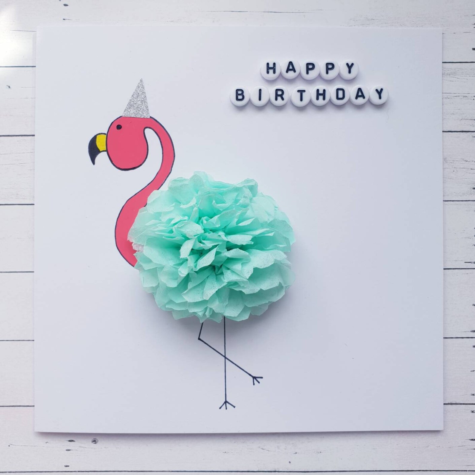 Flamingo Handmade Birthday Card Personalised Birthday Card Etsy UK flamingo-handmade-birthday-card-personalised-birthday-card-etsy-uk