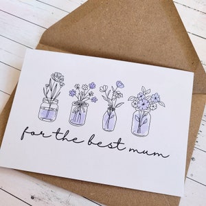 Carte de fête des mères | Note manuscrite | | cadeaux personnalisés Carte de vœux de la fête des Mères | Service d’écriture manuscrite