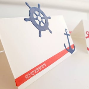 Segnaposto marinaio nautico fatto a mano
