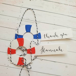 Segnaposto nautici Lifesaver