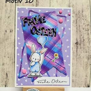 Osterkarte/ Klappkarte/ Grußkarte/ Ostern *handgemacht*