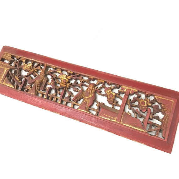 手作りの木製彫刻、家の装飾用壁掛けアイテム、中国製のヴィンテージ