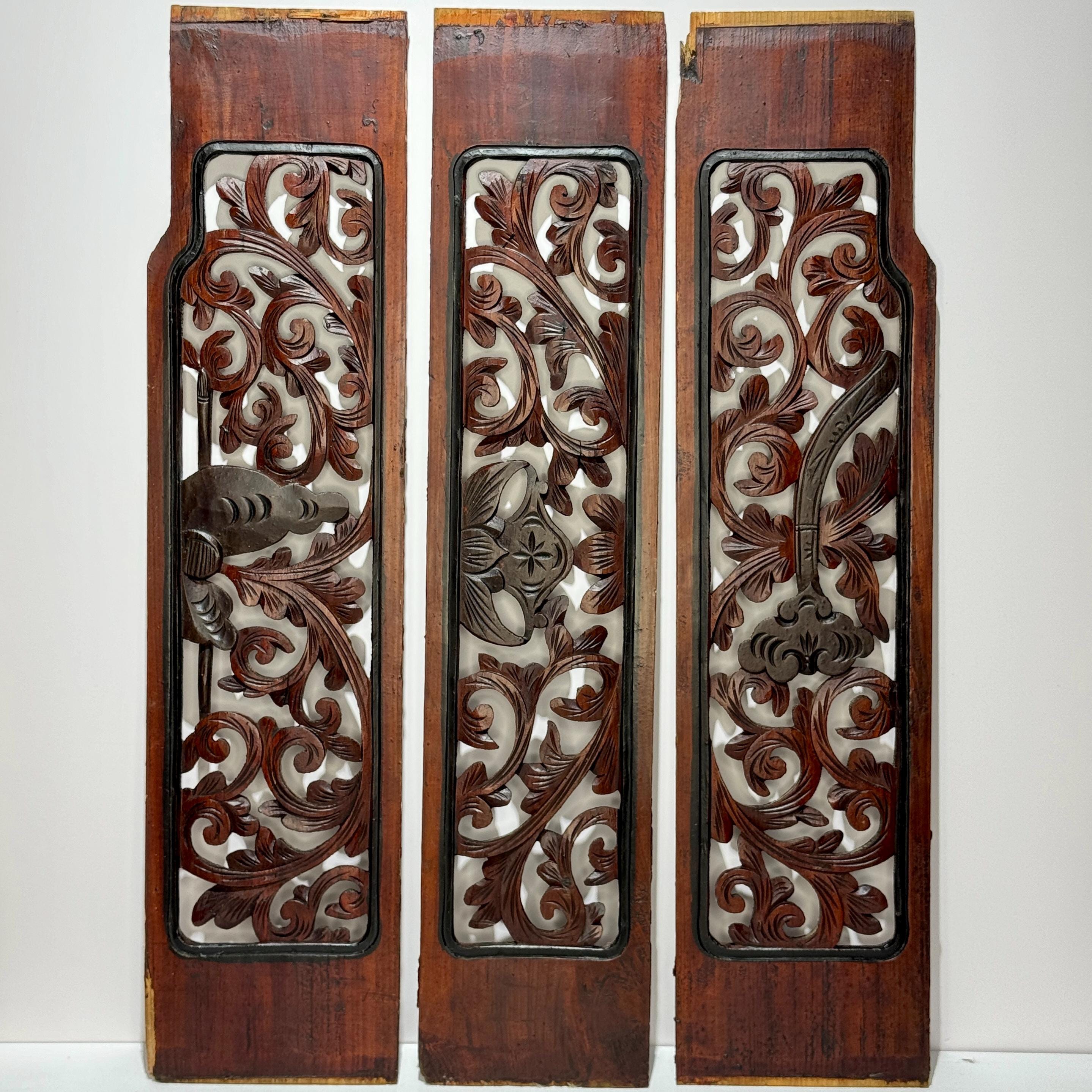 Antique Chinese Wood Panels