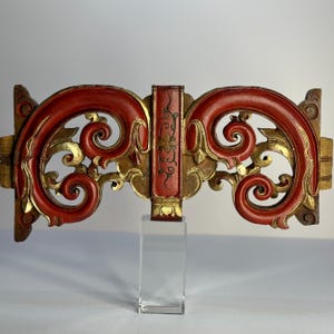 Vine Flowers 东阳藤蔓 Antique Chinese Wood Carvings Early 1900&#39;s Antique Wood Carved Wall Hanging Art Oriental Home Decor