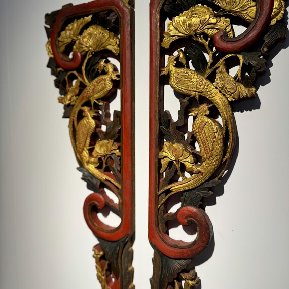Buy PHOENIX 凤穿牡丹 Height 86cm Large 19th Century Antique