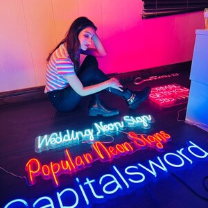 Custom Neon Sign Wall Decor | Party Neon Sign | Neon Sign | Wedding Neon Sign | Birthday Neon Sign | Neon Sign | Neon Light |Custom Led Sign