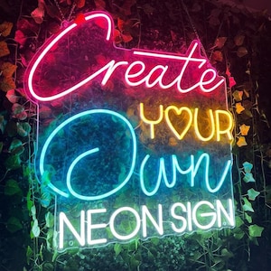 Custom Neon Sign| Neon Sign| Custom Name Neon Signs| LED Neon Sign| Personalized Neon Sign| Neon Sign Bedroom| Neon Home Decor| Wall Decor