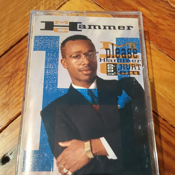 Vintage Cassette Tape 1990s MC Hammer Hammer Dont Hurt 'Em Rap Hip Hop Hammer Pants U Cant Touch This