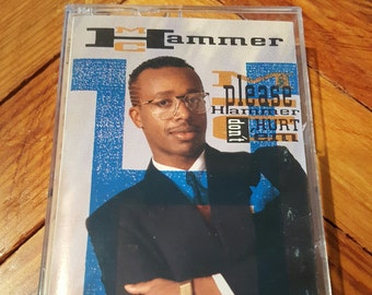 Vintage Cassette Tape 1990s MC Hammer Hammer Dont Hurt 'Em Rap Hip Hop Hammer Pants U Cant Touch This