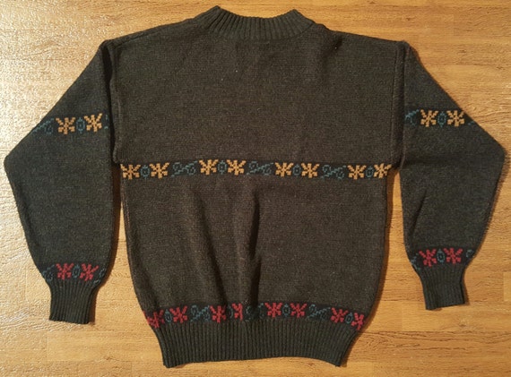 Vintage Sweater 1990s Michael Gerald Knit Sweater… - image 2