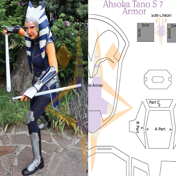 Ahsoka Costume Pattern Etsy