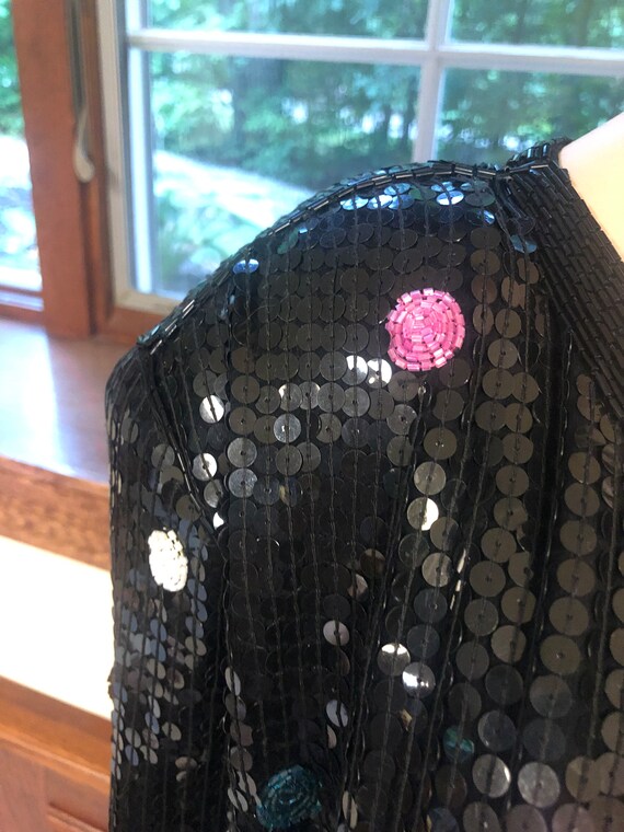 Scala Sequin Jacket, Polka Dot size Medium, Very … - image 7
