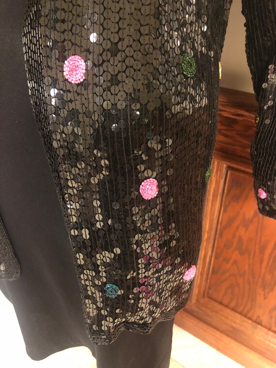 Scala Sequin Jacket, Polka Dot size Medium, Very … - image 4