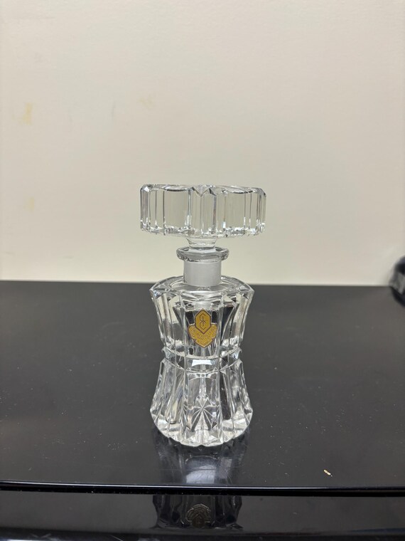 German lead crystal perfume bottle View 4