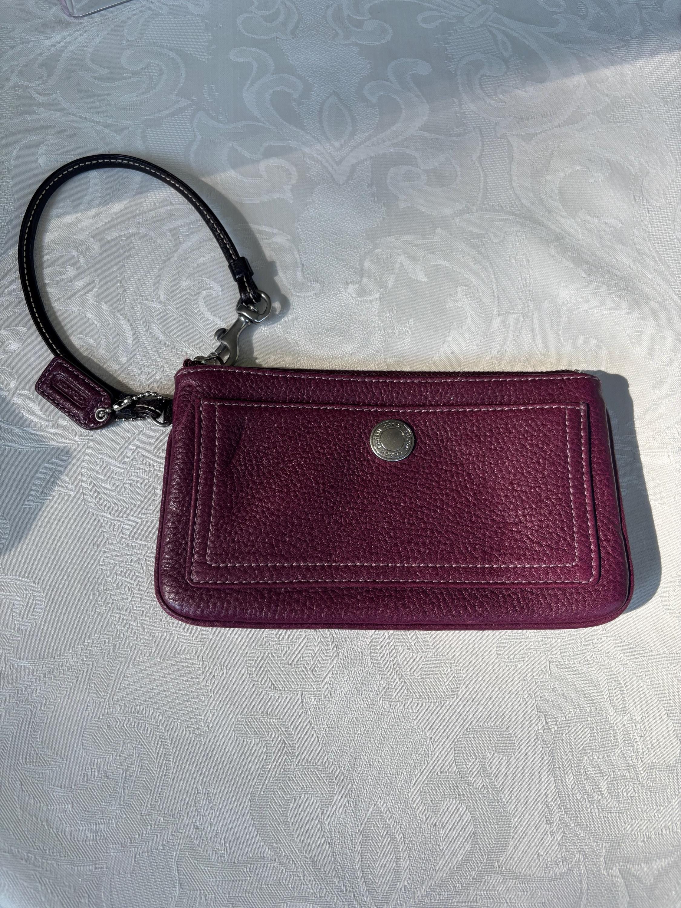 Burgundy Coach Bag - Etsy