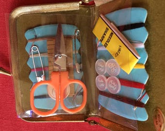 Travel Sewing Kit with scissors, new