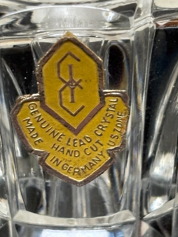German lead crystal perfume bottle View 3