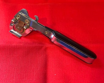 Vaughan Mfg Co. Can opener/bottle opener, Black Bakelite Handle, USA