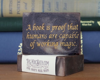 The Magic of Books Vanilla Goat's Milk Soap