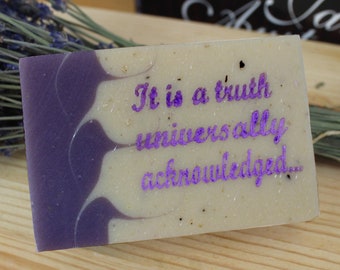 Pride and Prejudice Goat's Milk Soap