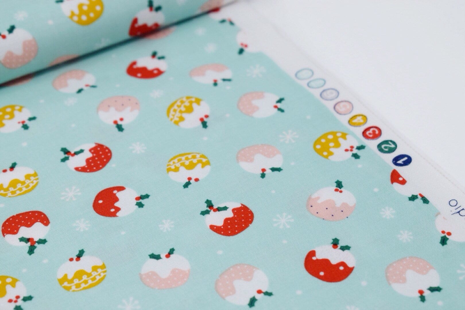 FREE SHIPPING FABRIC I Dashwood christmas fabric I Christmas pudding fabric