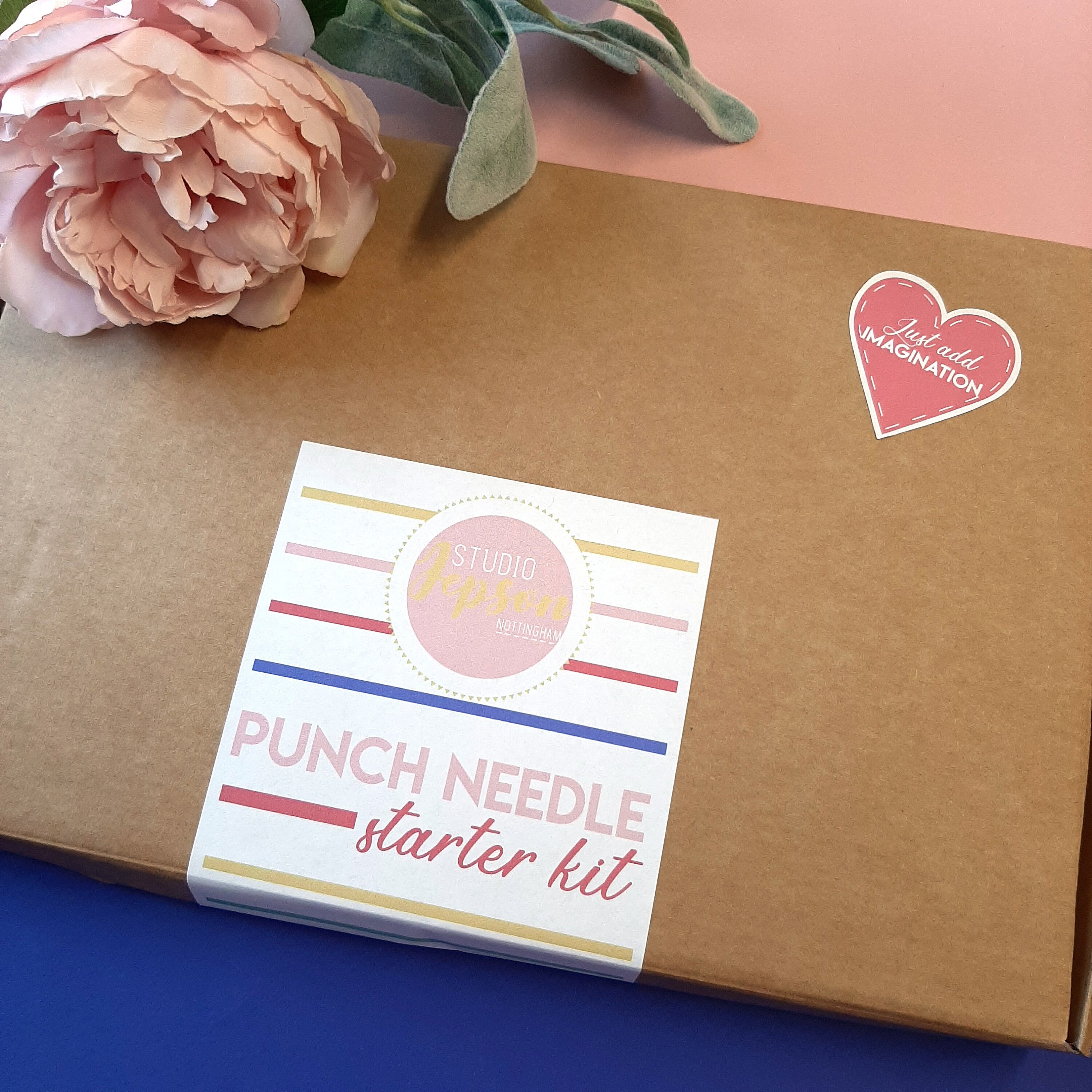 Punch needle gift set, Punch needle starter kit, Punch needle tool