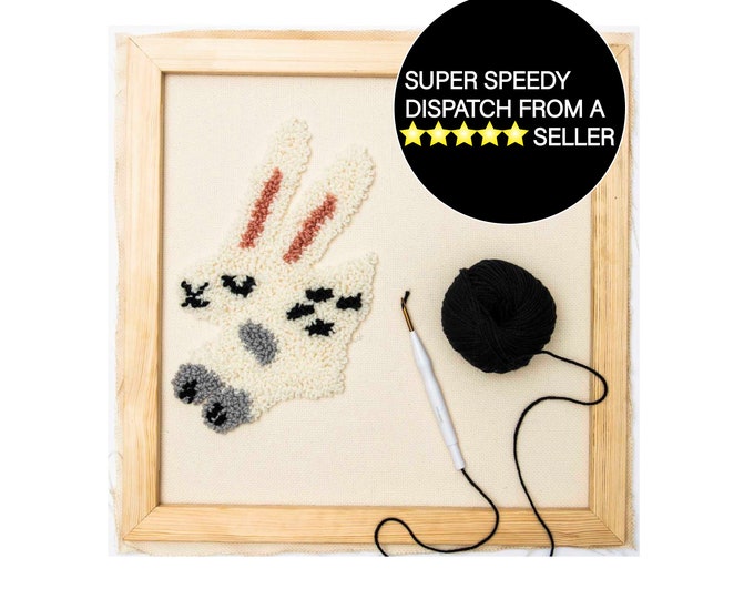 Wooden Punch Needle Frame Punch Needle Gripper Frame Hand Etsy UK