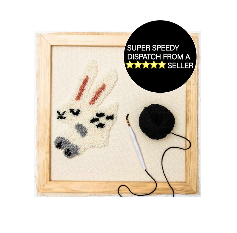 Wooden Punch Needle Frame Punch Needle Gripper Frame Hand Etsy UK