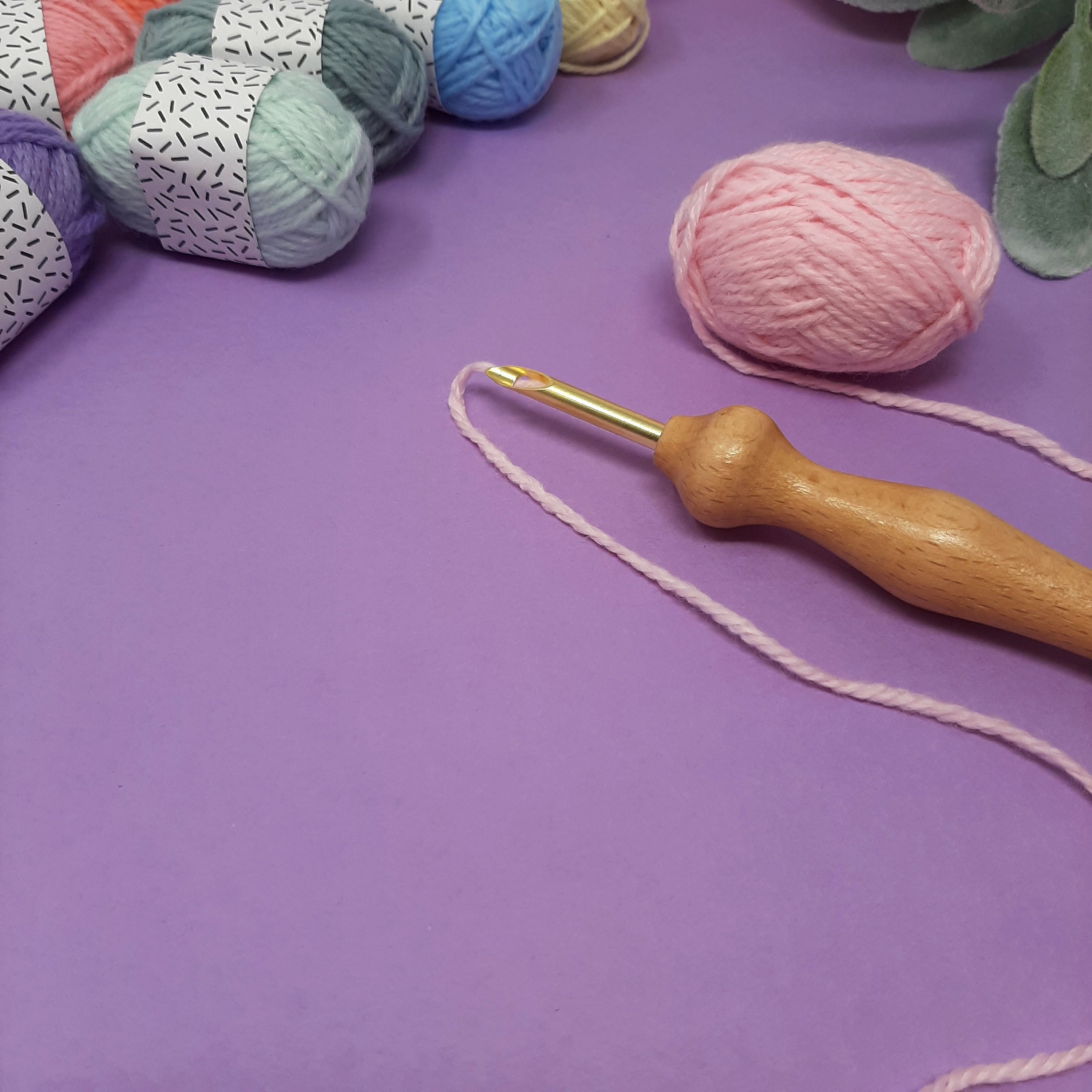 Oxford punch needle tool, Beginners embroidery punch needle tool, Easy