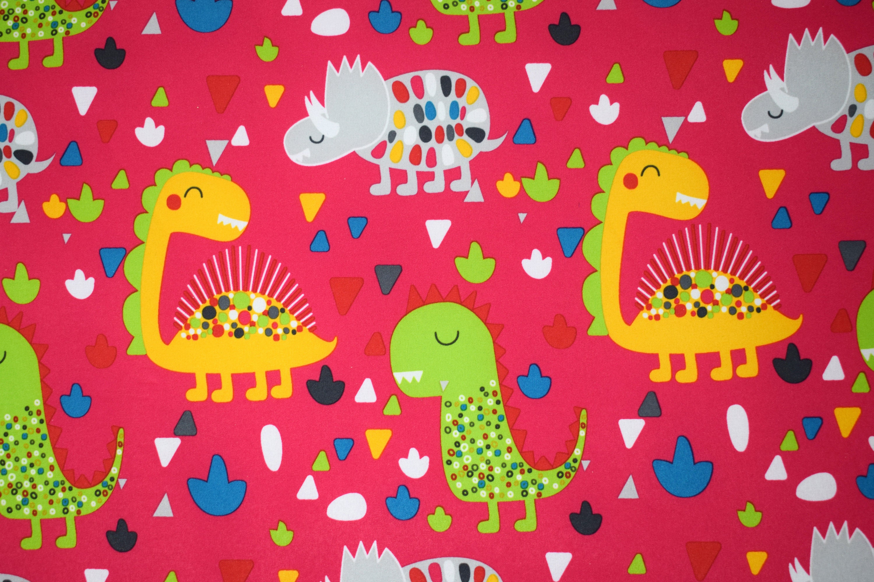 Dino fleece 2025 fabric