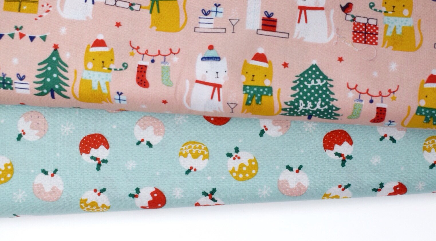 FREE SHIPPING FABRIC I Dashwood christmas fabric I Christmas pudding fabric