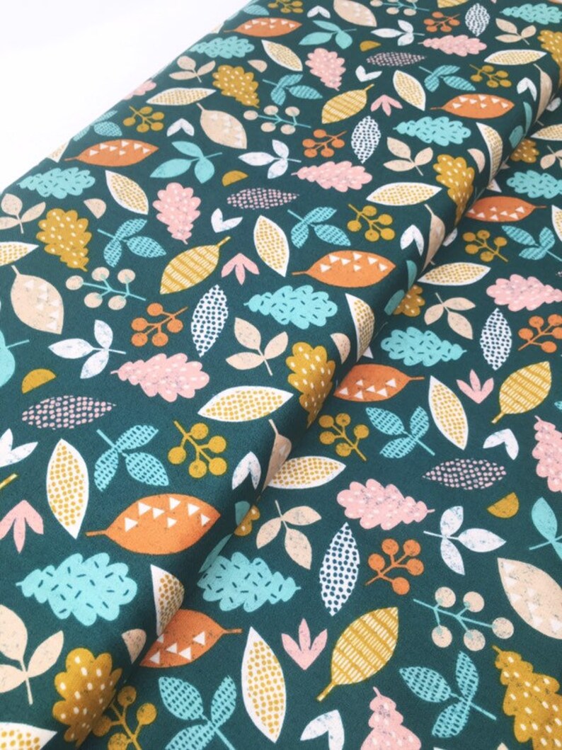 Dashwood Harvestwood Fabric Woodland Cotton Fabric Etsy