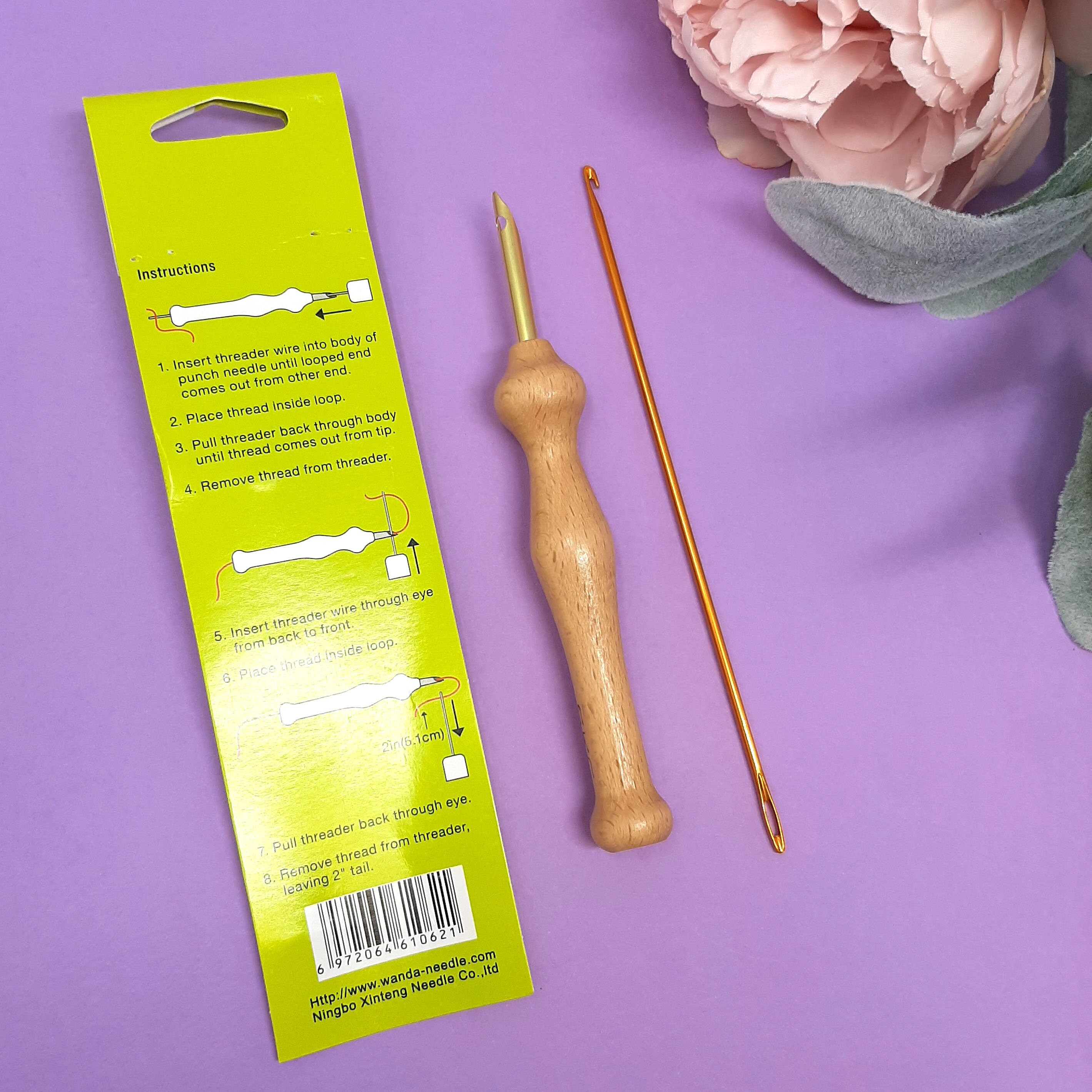 Oxford punch needle tool, Beginners embroidery punch needle tool, Easy