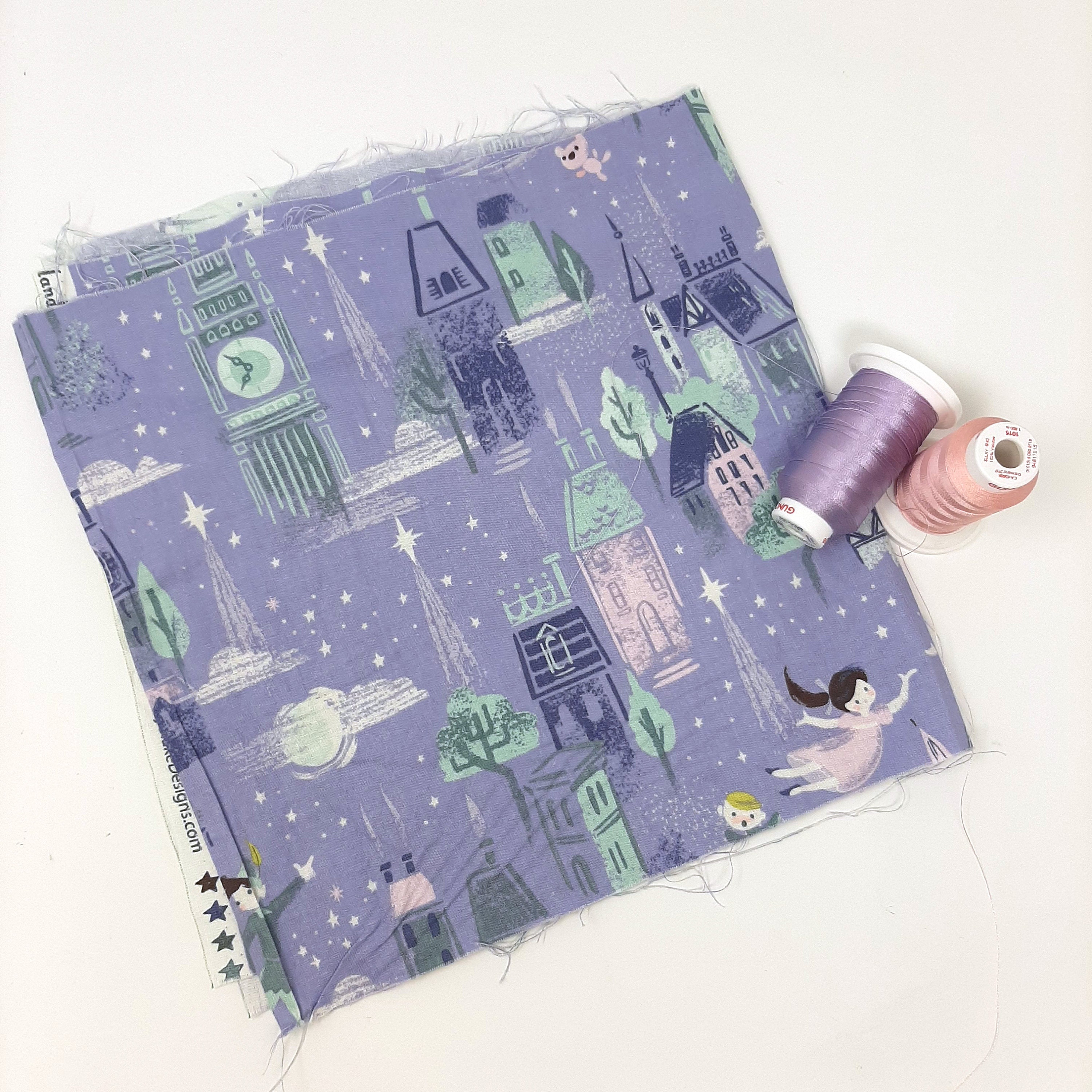 Riley Blake peter pan printed cotton Neverland quilt fabric Printed