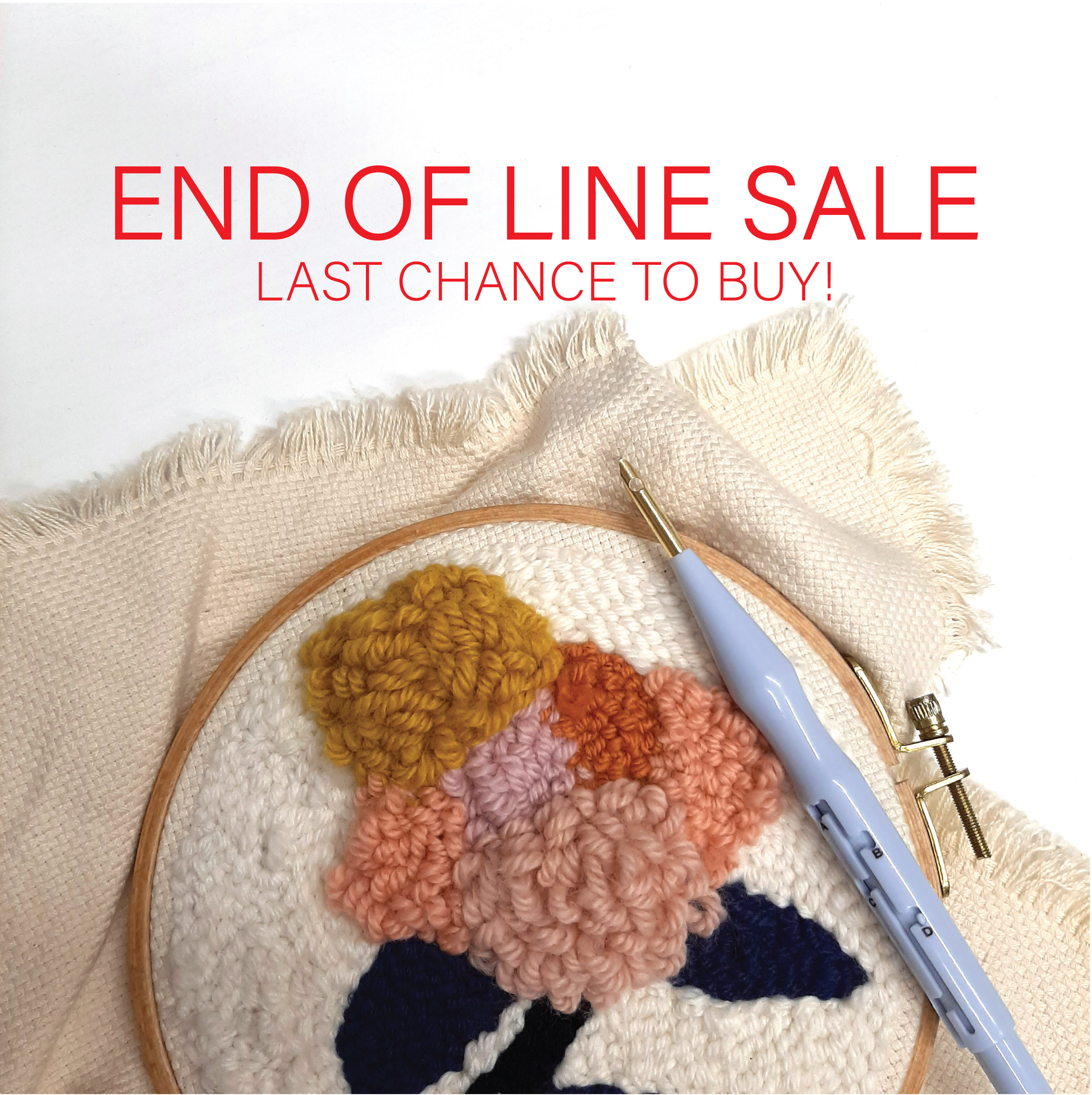 Punch embroidery kit, Punch needle embroidery tool, Tool for punch