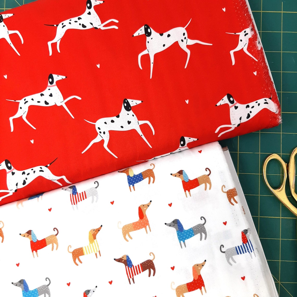 Robert Kaufman Dog fabric Dog print quilting cotton fabric Etsy